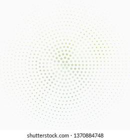 Light Green vector template with neon stars. Decorative illustration with stars on abstract template. Theme for cell phones.
