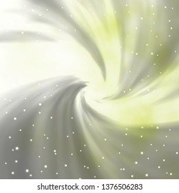 Light Green vector template with neon stars. Colorful illustration with abstract gradient stars. Best design for your ad, poster, banner.