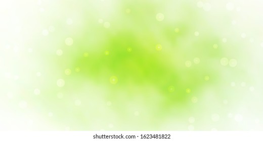 Light Green vector template with neon stars. Shining colorful illustration with small and big stars. Design for your business promotion.