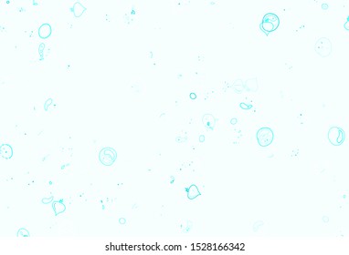 Light Green vector template with organic meal. Illustration with set of fresh food in doodle style. Design for ad, poster, banner of cafes or restaurants.