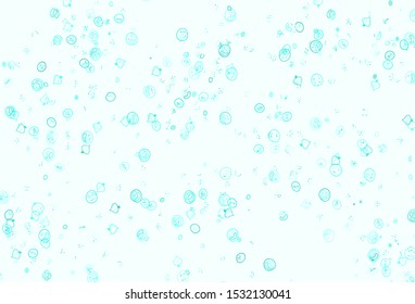 Light Green vector template with organic meal. Colorful decorative design of snacks in doodle style. Design for ad, poster, banner of cafes or restaurants.