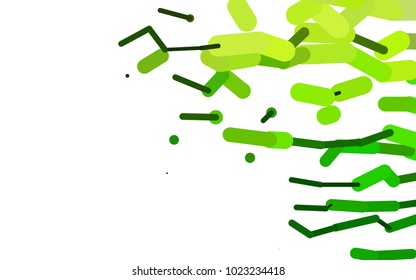 Light Green vector template with repeated sticks. Glitter abstract illustration with colored sticks. The pattern can be used as ads, poster, banner for medicine.