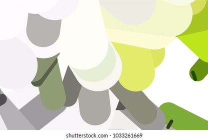 Light Green vector template with repeated sticks. Decorative shining illustration with lines on abstract template. Smart design for your business advert.