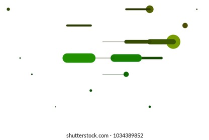 Light Green vector template with repeated sticks. Shining colored illustration with rounded stripes. Smart design for your business advert.