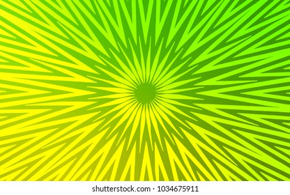 Light Green vector template with repeated sticks. Decorative shining illustration with lines on abstract template. The pattern for ad, booklets, leaflets.