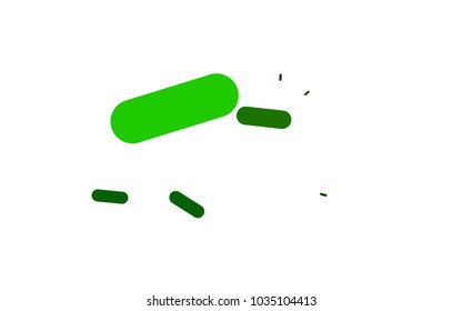 Light Green vector template with repeated sticks. Capsules on blurred abstract background with gradient. The pattern can be used for websites.
