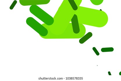 Light Green vector template with repeated sticks. Capsules on blurred abstract background with gradient. The pattern can be used for websites.
