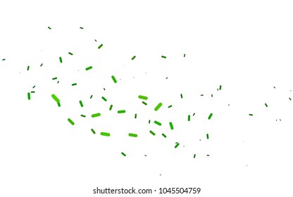 Light Green vector template with repeated sticks. Blurred decorative design in simple style with lines. The template can be used as a background.