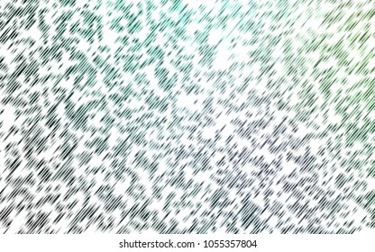 Light Green vector template with repeated sticks. Shining colored illustration with narrow lines. The template can be used as a background.