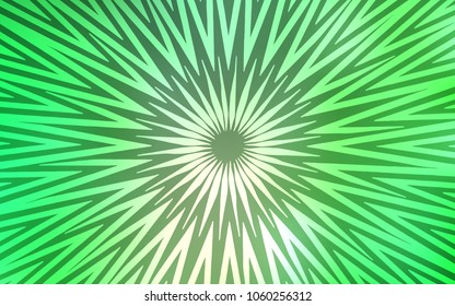 Light Green vector template with repeated sticks. Lines on blurred abstract background with gradient. Best design for your ad, poster, banner.