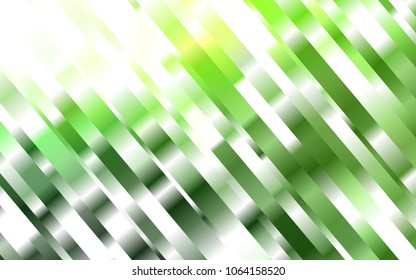 Light Green vector template with repeated sticks. Glitter abstract illustration with colored sticks. Best design for your ad, poster, banner.