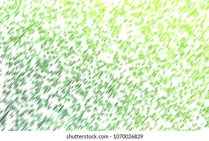 Light Green vector template with repeated sticks. Shining colored illustration with narrow lines. The pattern can be used for websites.