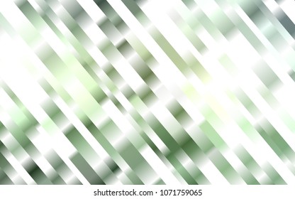 Light Green vector template with repeated sticks. Decorative shining illustration with lines on abstract template. Smart design for your business advert.
