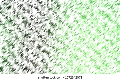 Light Green vector template with repeated sticks. Lines on blurred abstract background with gradient. Best design for your ad, poster, banner.