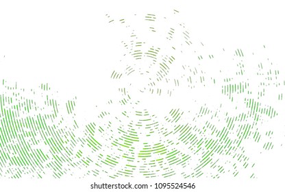 Light Green vector template with repeated sticks. Glitter abstract illustration with colored sticks. The template can be used as a background.