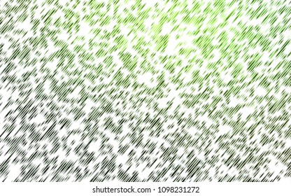 Light Green vector template with repeated sticks. Lines on blurred abstract background with gradient. The template can be used as a background.