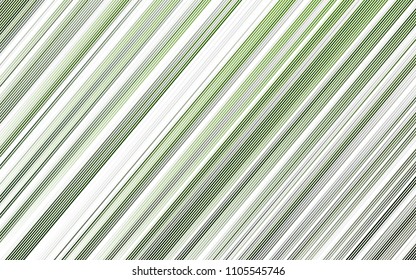 Light Green vector template with repeated sticks. Glitter abstract illustration with colored sticks. The pattern can be used as ads, poster, banner for commercial.