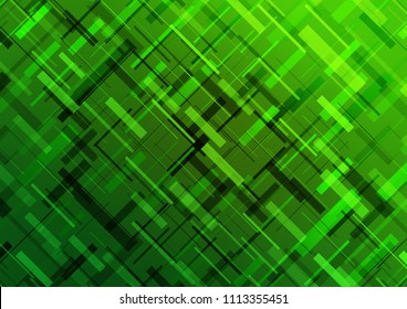 Light Green vector template with repeated sticks. Shining colored illustration with narrow lines. The template can be used as a background.