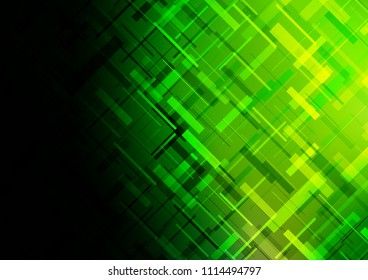 Light Green vector template with repeated sticks. Lines on blurred abstract background with gradient. The template can be used as a background.