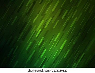 Light Green vector template with repeated sticks. Lines on blurred abstract background with gradient. The pattern can be used for busines ad, booklets, leaflets