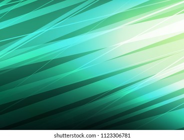 Light Green vector template with repeated sticks. Glitter abstract illustration with colored sticks. The pattern can be used as ads, poster, banner for commercial.