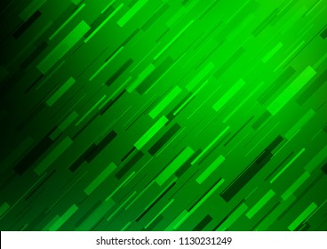 Light Green vector template with repeated sticks. Modern geometrical abstract illustration with staves. Smart design for your business advert.