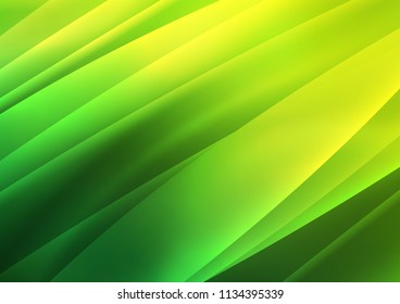 Light Green vector template with repeated sticks. Glitter abstract illustration with colored sticks. The template can be used as a background.