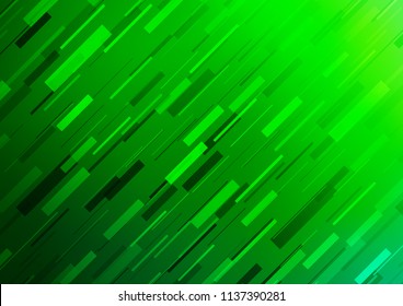 Light Green vector template with repeated sticks. Modern geometrical abstract illustration with staves. The pattern can be used as ads, poster, banner for commercial.