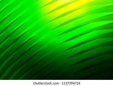 Light Green vector template with repeated sticks. Glitter abstract illustration with colored sticks. Smart design for your business advert.