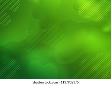 Light Green vector template with repeated sticks. Glitter abstract illustration with colored sticks. The pattern can be used for websites.
