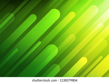 Light Green vector template with repeated sticks. Decorative shining illustration with lines on abstract template. Smart design for your business advert.