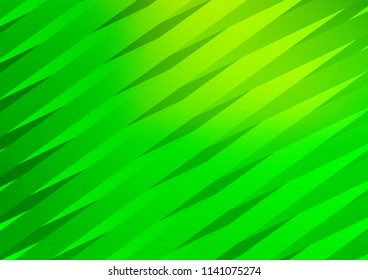 Light Green vector template with repeated sticks. Glitter abstract illustration with colored sticks. The pattern can be used as ads, poster, banner for commercial.