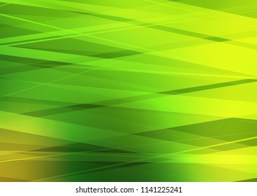 Light Green vector template with repeated sticks. Lines on blurred abstract background with gradient. Best design for your ad, poster, banner.
