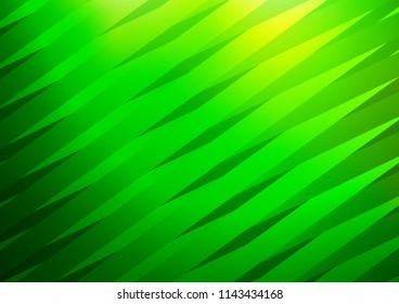 Light Green vector template with repeated sticks. Modern geometrical abstract illustration with staves. Best design for your ad, poster, banner.