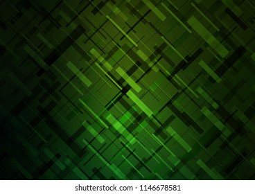 Light Green vector template with repeated sticks. Shining colored illustration with narrow lines. The pattern can be used as ads, poster, banner for commercial.