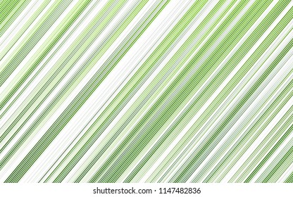 Light Green vector template with repeated sticks. Decorative shining illustration with lines on abstract template. The pattern can be used for websites.