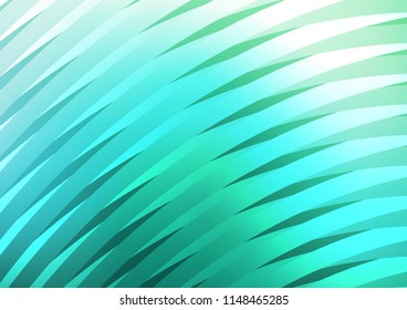 Light Green vector template with repeated sticks. Decorative shining illustration with lines on abstract template. Smart design for your business advert.