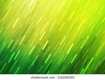 Light Green vector template with repeated sticks. Blurred decorative design in simple style with lines. Smart design for your business advert.
