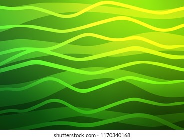 Light Green vector template with repeated sticks. Modern geometrical abstract illustration with staves. The pattern can be used for websites.