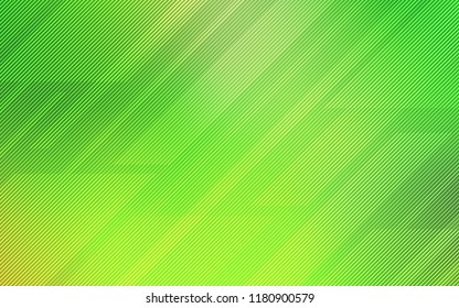 Light Green vector template with repeated sticks. Glitter abstract illustration with colored sticks. The pattern for ad, booklets, leaflets.