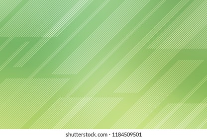 Light Green vector template with repeated sticks. Blurred decorative design in simple style with lines. Smart design for your business advert.