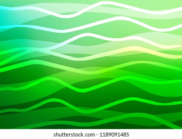 Light Green vector template with repeated sticks. Blurred decorative design in simple style with lines. The pattern can be used as ads, poster, banner for commercial.
