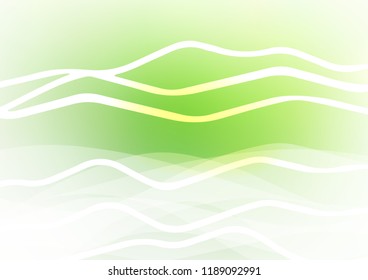 Light Green vector template with repeated sticks. Decorative shining illustration with lines on abstract template. The pattern can be used as ads, poster, banner for commercial.
