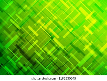 Light Green vector template with repeated sticks. Modern geometrical abstract illustration with staves. The template can be used as a background.