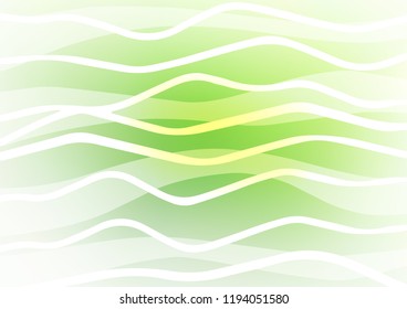 Light Green vector template with repeated sticks. Shining colored illustration with narrow lines. Best design for your ad, poster, banner.