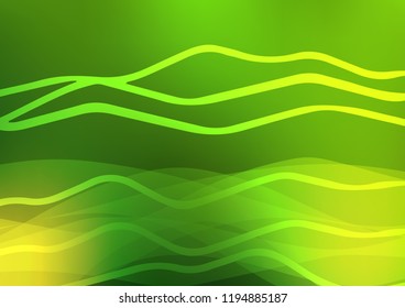 Light Green vector template with repeated sticks. Shining colored illustration with narrow lines. The pattern can be used as ads, poster, banner for commercial.