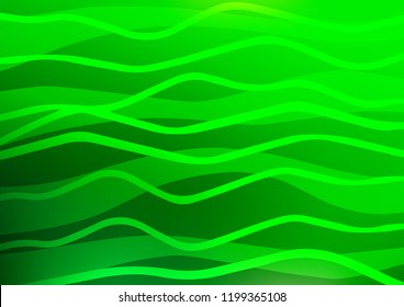 Light Green vector template with repeated sticks. Modern geometrical abstract illustration with staves. Smart design for your business advert.