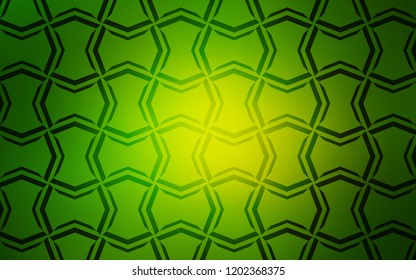 Light Green vector template with repeated sticks. Shining colored illustration with sharp stripes. Best design for your ad, poster, banner.