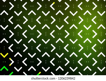 Light Green vector template with repeated sticks. Lines on blurred abstract background with gradient. The pattern can be used for busines ad, booklets, leaflets