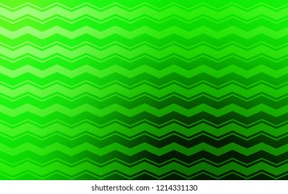 Light Green vector template with repeated sticks. Lines on blurred abstract background with gradient. Template for your beautiful backgrounds.